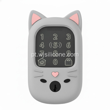 Capa de silicone fofa para festival para Smart Lock